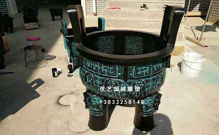 銅鼎雕塑