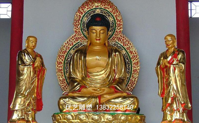 銅佛像雕塑