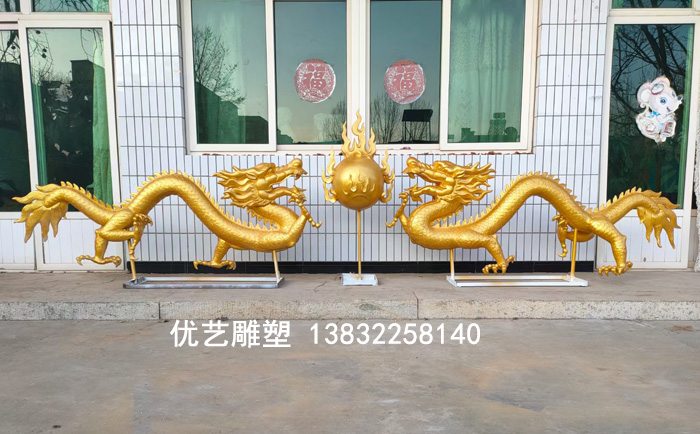 銅龍雕塑