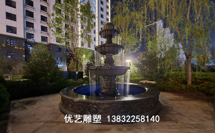 石雕噴泉