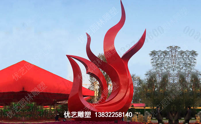 不銹鋼鳳凰雕塑