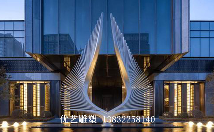 城市廣場不銹鋼雕塑