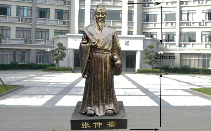 名醫(yī)張仲景銅雕像