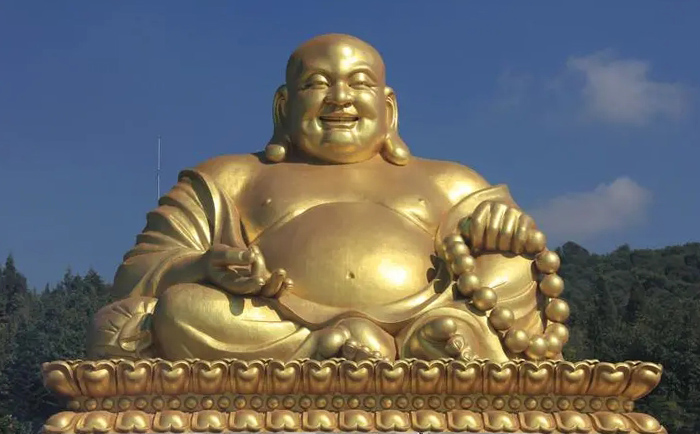 彌勒佛銅像