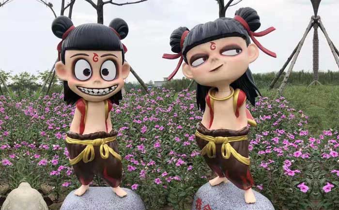 玻璃鋼動畫人物雕塑