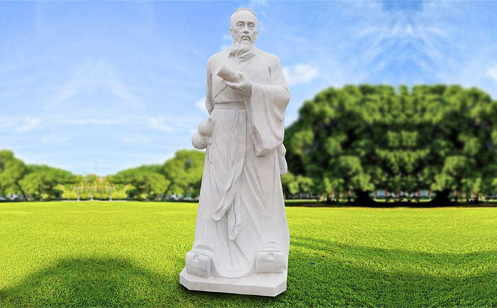 石雕華佗雕塑
