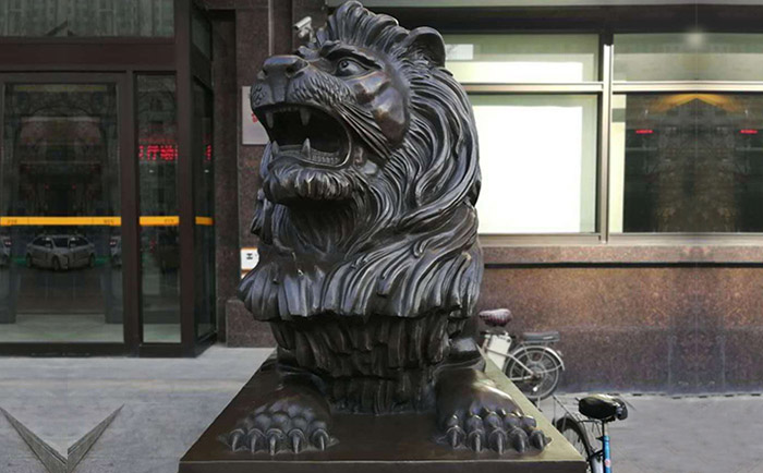 匯豐獅子雕塑